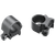 Weaver Mounts 49042 Detachable Top Mount Rings  Matte Black 1" High
