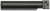 Midwest Industries MISTAPSF Buffer Tube  with Folding Adaptor Black Steel