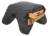 Birchwood Casey BC-BAG-SSEH Steady-Shot Echo Bag Heavyweight Prefilled Black Wax Canvas Front and Rear Bag