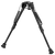 Harris Bipods L1A2 Non-Swivel L Swivel Stud, 9-13", Black Steel/Aluminum, Rubber Feet