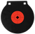 Birchwood Casey 47615 World of Targets Double Hole 10" Pistol/Rifle Black/Orange AR500 Steel Circle w/Crosshair & Diamond 0.38" Thick Hanging