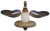 Higdon Outdoors 53072 XS Floating Flasher  Mallard Drake Species Multi Color