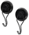 Lockdown 1215354  Magnetic Hook Black Steel Holds 20 lbs 2 Pack