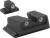 Meprolight USA 117663101 Tru-Dot  Green Tritium White Outline Front Sight-Green Tritium White Outline Rear Sight Smith & Wesson M&P (Non Optics Ready)
