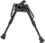 Harris Bipods S-BRMM-LOK Swivel BR M-LOK, 6-9", Black Steel/Aluminum, Notched Legs, Rubber Feet