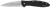 Kershaw 1660SWBLK Leek  3" Folding Drop Point Plain Stonewashed 14C28N Steel Blade Black Anodized Aluminum Handle Includes Pocket Clip
