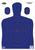 Birchwood Casey 35753 Dirty Bird  Silhouette Tagboard Hanging 16.50" x 24" Blue/Orange 3 Per Pkg