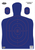 Birchwood Casey 35753 Dirty Bird  Silhouette Tagboard Hanging 16.50" x 24" Blue/Orange 3 Per Pkg