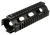 UTG Pro MTU001 Pro Quad Rail Handguard Drop-In Aluminum Black Anodized Hardcoat Picatinny Rail, For Carbine AR-15