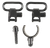 Uncle Mike's 15912 Magnum Band Swivel Set Quick Detach 115 SG-1 Blued 1" Loop for 12 Gauge Single/ Over Under Barrel Shotgun