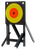 Birchwood Casey LCSPLR Large Range Spoiler Alert 10" Orange/Yellow AR500 Steel Bullseye 0.50" Thick Includes Crosshair Sticker