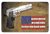 TekMat TEKR172AMEND Right To Bear Arms Cleaning Mat Multi-Color Rubber 11"x17" 2nd Amendment