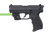 Viridian 9120097  E-Series Fits Walther P22 Green Laser Black Polymer Rail Mount Mount