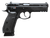 CZ-USA  75 SP-01 50th Anniversary Elite 9mm Luger 19+1 4.60" Black Steel Barrel & 50th Anniversary Engraved/Serrated Slide, Black Polycoat Steel Frame w/Picatinny Rail & Beavertail, Black Rubber Grip