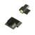 Perfect Dot NS Set w/Yellow Front +  Black Square Rear Fits S&W M&P