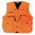 Primos 65704 Gunhunter's Hunting Vest 2XL Blaze Orange Features Compass & LED Light