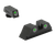 Meprolight USA 102243101 Tru-Dot Sight Set Green Tritium Front & Rear, Compatible w/Glock 17/19/22/23/24/25/28/31/32/33/34/35/37/38/39