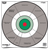 Birchwood Casey 37245 EZE-Scorer  12" Bullseye Paper Hanging Gray/White 13 Per Pkg