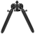 Warne V7934M Vapor M-Lok Bipod  Matte Black Aluminum