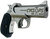 Bond Arms BACYP Cyclops Big Bore 44 Mag 1rd 4.25"  Stainless Steel w/Engraved Barrel, Matte Stainless Frame, Black Extended B6 Resin Grip