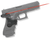 Crimson Trace 0124301 Lasergrips  Compatible w/Glock Gen3 17/17L/19/22/23/31/32/34/35/37/38,Red Laser Black Polymer