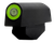 XS Sights RV0003N4G Standard Dot Revolver Front Sight-Smith & Wesson  Black | Green Tritium Green Outline Front Sight