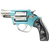 Charter Arms 53879 Undercover Lite Blue Diamond 38 Special 5rd 2" Hi-Polished Stainless Barrel/Cylinder, Aluminum Frame w/Blue Diamond Finish, Finger Grooved Black Rubber Grip