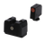 Rival Arms RA4A231G In-Line MOS Night Sights for G17/G19  Green Tritium Orange Outline Front Sight-Green Tritium White Outline Rear Sight