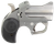 Bond Arms BARN Roughneck  45 ACP 2 Shot 2.50" Rough Matte Stainless Steel Barrel & Frame, Black Rubber Grips