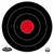 Birchwood Casey 35185 Dirty Bird  17.25" Bullseye Tagboard Hanging Black/White 5 Pack
