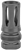 Dead Air DA121 Xeno Flash Hider Black Nitride 4140 Steel with 1/2"-28 tpi Threads, 2.16" OAL & .99" Diameter