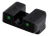 TruGlo TG231S1W Tritium Pro  Black | Green Tritium White Outline Front Sight Green Tritium Rear Sight