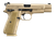 FN 66101069 High Power  9mm Luger 17+1, 4.70" Black Target Crown Steel Barrel, Flat Dark Earth PVD Serrated Steel Slide & Steel Frame w/Beavertail, FDE Textured Polymer Grip, Ambidextrous
