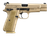 FN 66101069 High Power  9mm Luger 17+1, 4.70" Black Target Crown Steel Barrel, Flat Dark Earth PVD Serrated Steel Slide & Steel Frame w/Beavertail, FDE Textured Polymer Grip, Ambidextrous