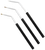 Birchwood Casey 41108 Angled Cleaning Brushes Bronze/Nylon/Stainless Steel Bristles 3 Pack