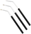 Birchwood Casey 41108 Angled Cleaning Brushes Bronze/Nylon/Stainless Steel Bristles 3 Pack