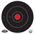 Birchwood Casey 35012 Dirty Bird  12" Bullseye Tagboard Hanging Black/White 12 PK