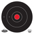 Birchwood Casey 35012 Dirty Bird  12" Bullseye Tagboard Hanging Black/White 12 PK