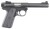 Ruger  Mark IV 22/45 22 LR 10+1, 5.50" Stainless Bull Barrel, Blued Drilled & Tapped Steel Receiver & Polymer Frame,  Black Checkered Polymer Grip Ambidextrous