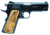 TriStar 85624 American Classic Commander 1911 9mm Luger 9+1 4.25" Stainless Steel Barrel, Blued Steel Serrated Slide, Blued Steel Frame w/Beavertail, Wood Grip, Right Hand