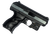 Hi-Point CF380LLTGM CF  380 ACP Caliber with 3.50" Barrel, 8+1 Capacity, Black Finish Frame, Serrated Black Steel Chrome Line Slide & Polymer Grip, LaserLyte Laser