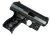 Hi-Point CF380LLTGM CF  380 ACP Caliber with 3.50" Barrel, 8+1 Capacity, Black Finish Frame, Serrated Black Steel Chrome Line Slide & Polymer Grip, LaserLyte Laser