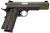 Taurus 1191101MGVZ 1911  45 ACP 8+1 5" Barrel, Matte Black Finish Beavertail Frame, Serrated Mil-Spec Green Cerakote Slide & Brown VZ Operator II Grip