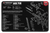 TekMat TEKR17HKP30 HK P30 Cleaning Mat Black/White Rubber 11"x17" HK P30 Parts Diagram