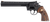 Colt Mfg PYTHONBM8WTS Python  357 Mag/38 Special 6 Shot 8" Matte Blued Vent Rib Carbon Steel Barrel, Cylinder & Frame, Wood Grip, Exposed Hammer