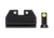 Night Fision CZU077286355YGZG Optics Ready Stealth Series For CZ-USA  Green Tritium Yellow Outline Front Sight-Green Tritium Black Outline  Rear Sight