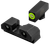 XS Sights GLR201P6G R3D 2.0 Night Sights fits Glock  Black | Green Tritium Green Outline Front Sight Green Tritium  Rear Sight