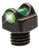 TruGlo TGTG954EG StarBrite Deluxe Bead  Black | Green Fiber Optic Front Sight 3mm Threads