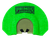 Primos PS1264 The Karen  Diaphragm Call Triple Reed Turkey Hen Sounds Attracts Turkey Green Plastic