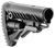 FAB Defense FXGLR16B GLR-16  Buttstock for AR-15/ M16/ M4 Fixed Storage Compartment & Anti-Rattle Mechanism Black Polymer